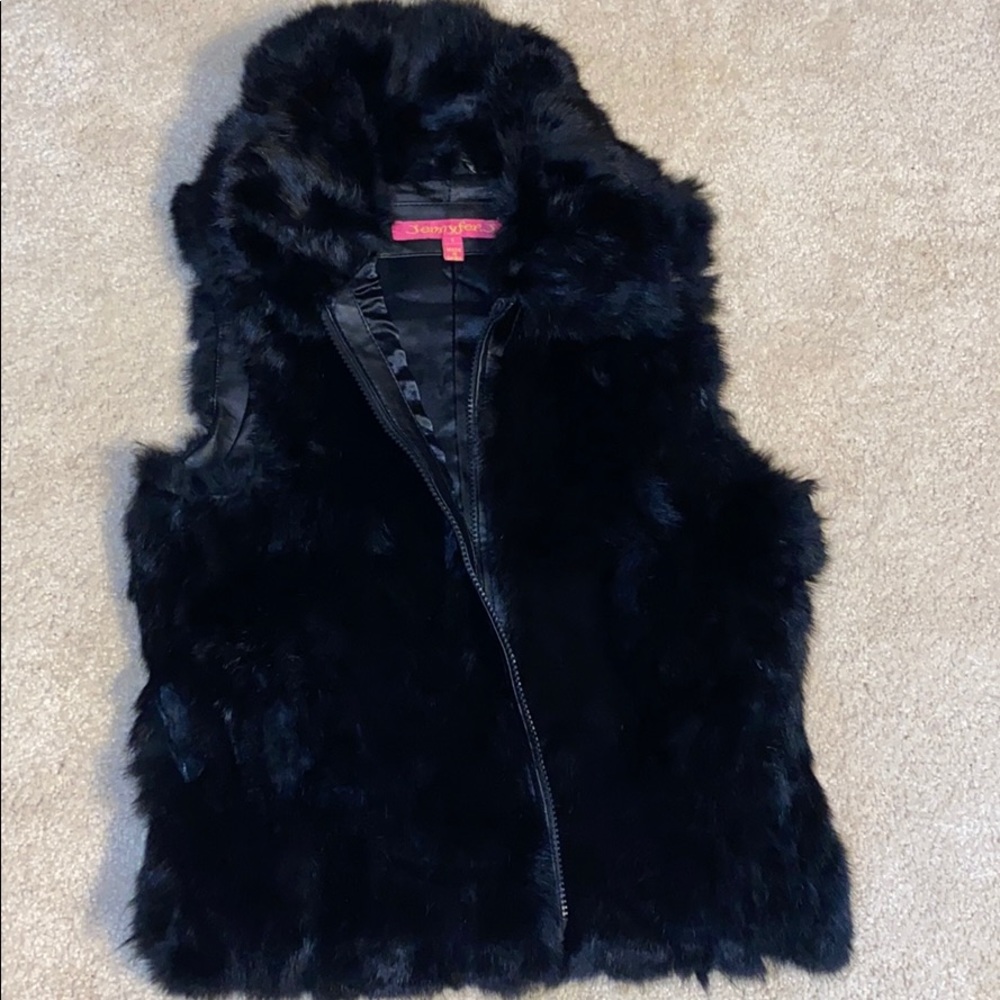 Fur Vest Zip up